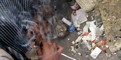 په کابل کی يو معتاد