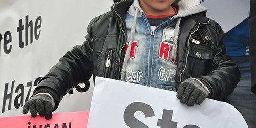 Protest against Hazara Kidnapping in Afghanistan